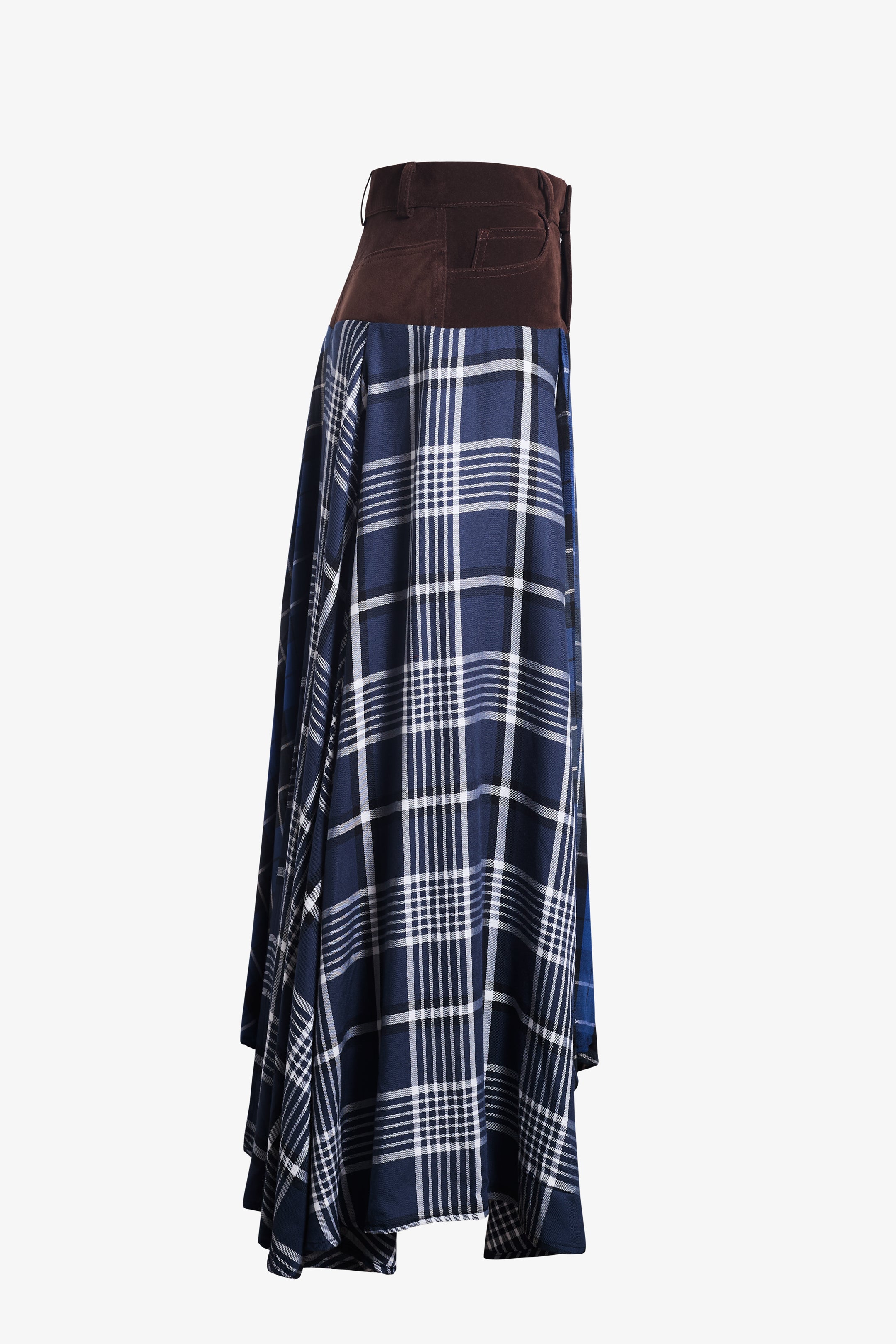 Falda glasgow azul