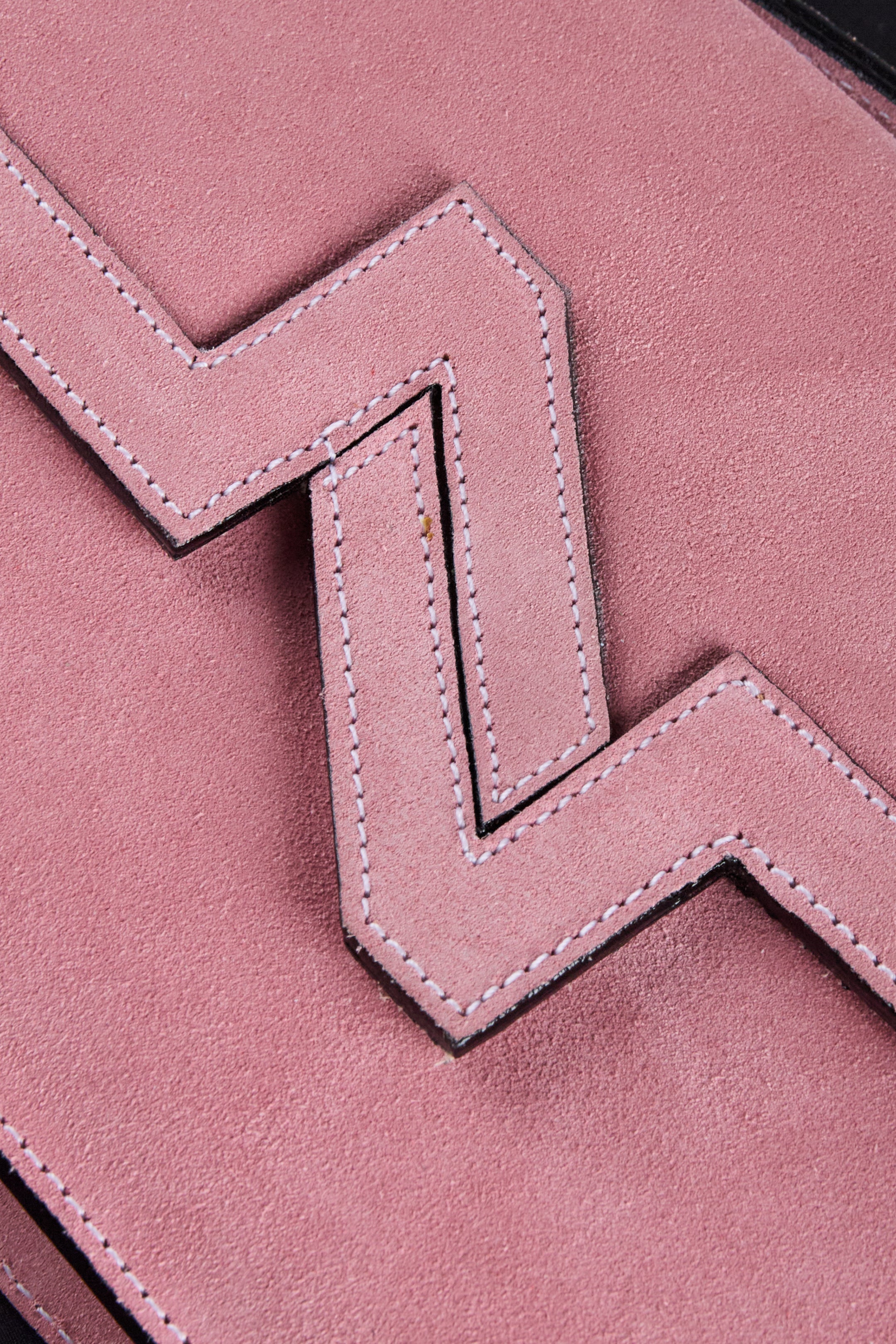 Cartera NV gamuza rosada "S"