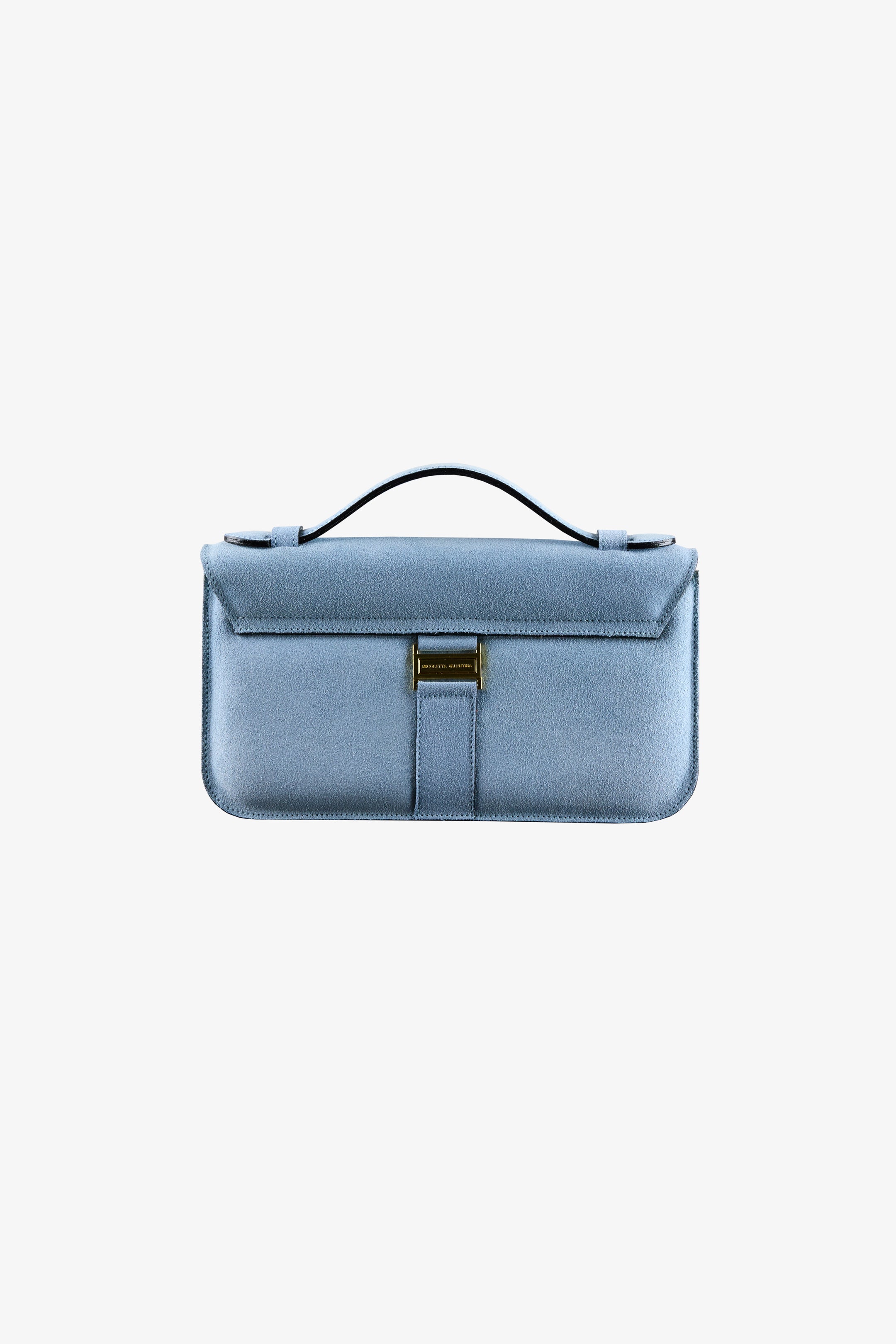 Cartera NV gamuza celeste "S"