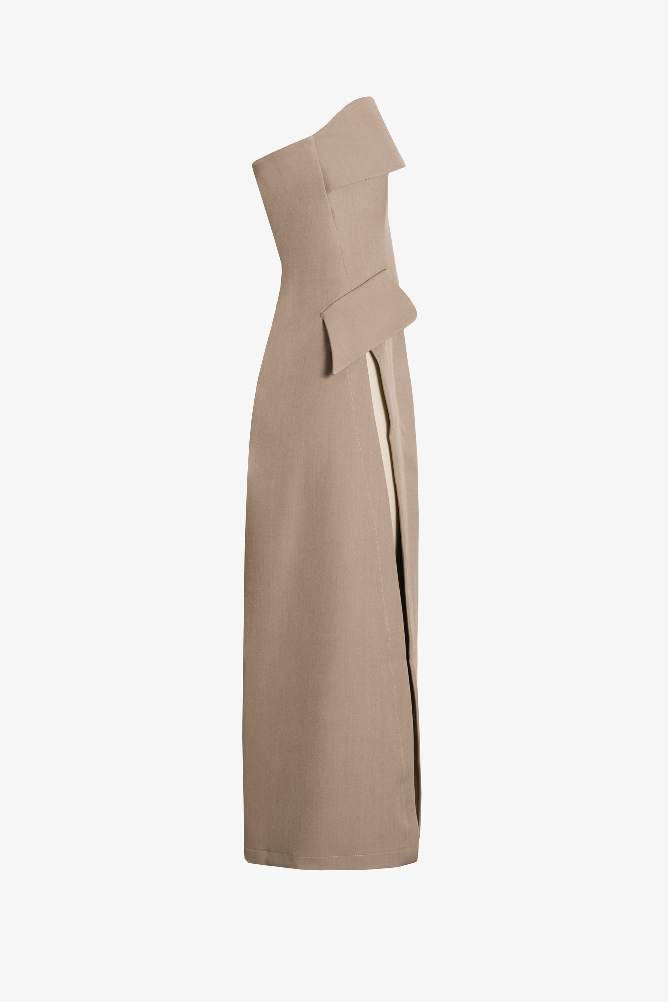 Top strapless Mileena beige