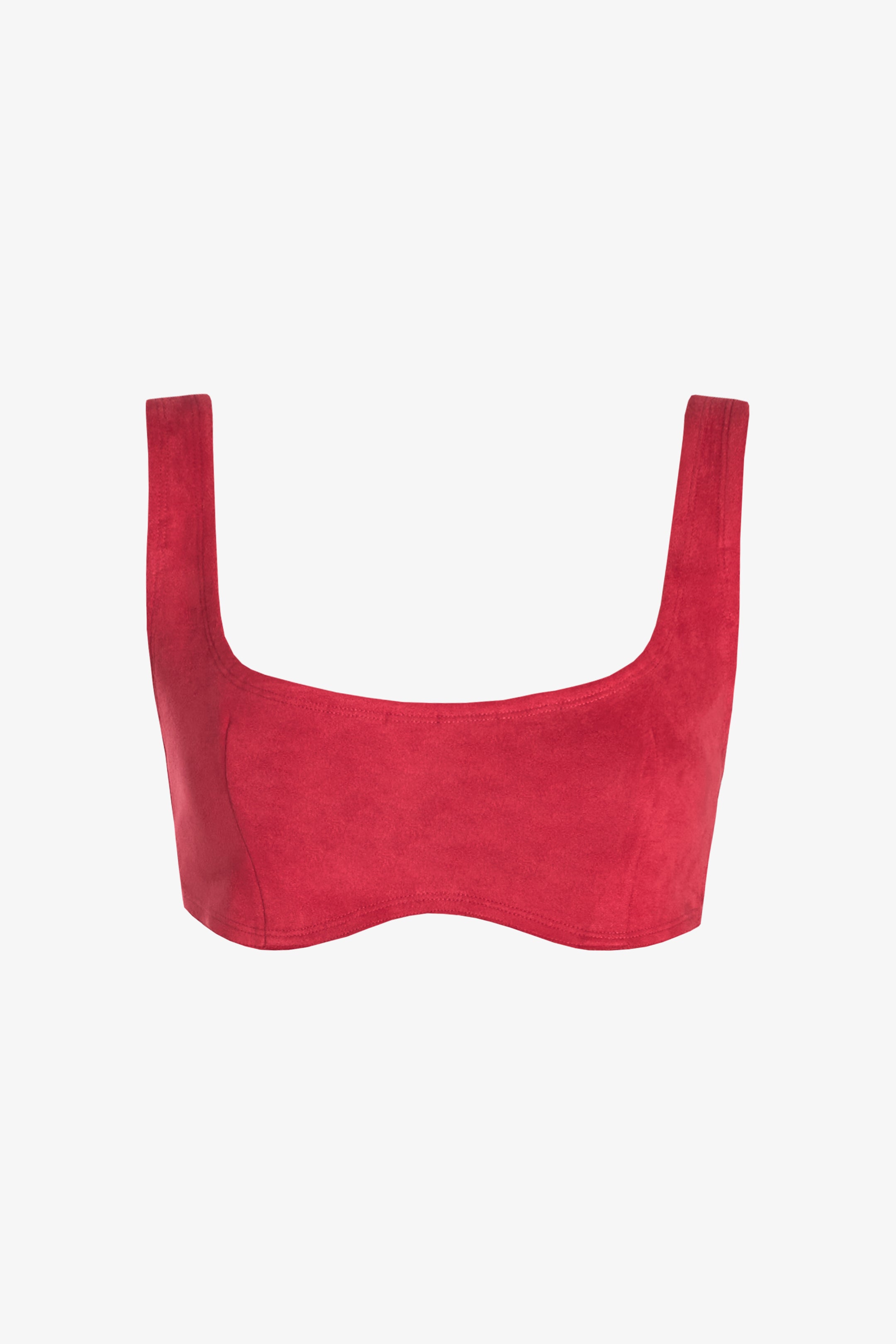 Crop Top Milos rojo