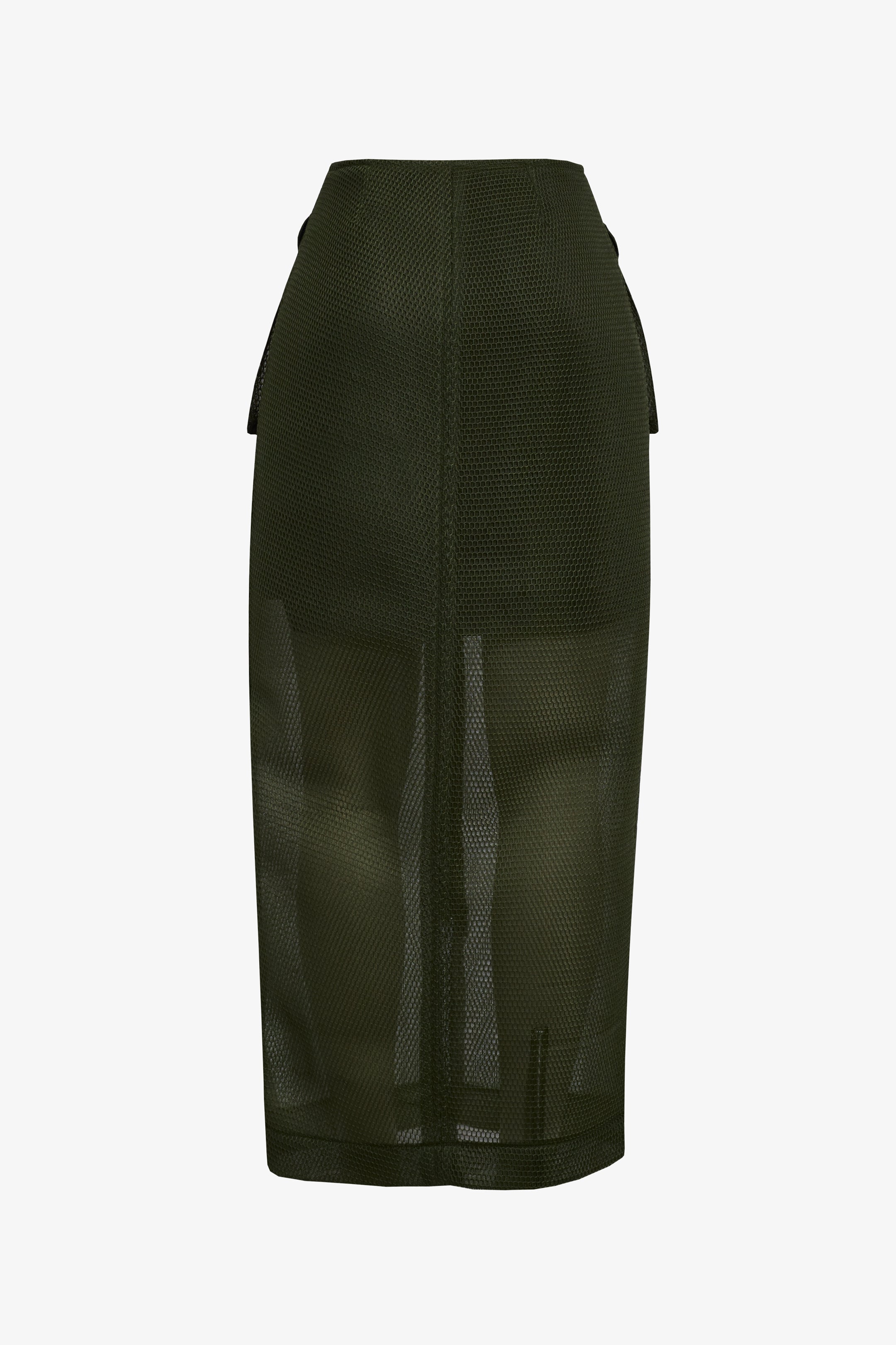 Imposing green skirt