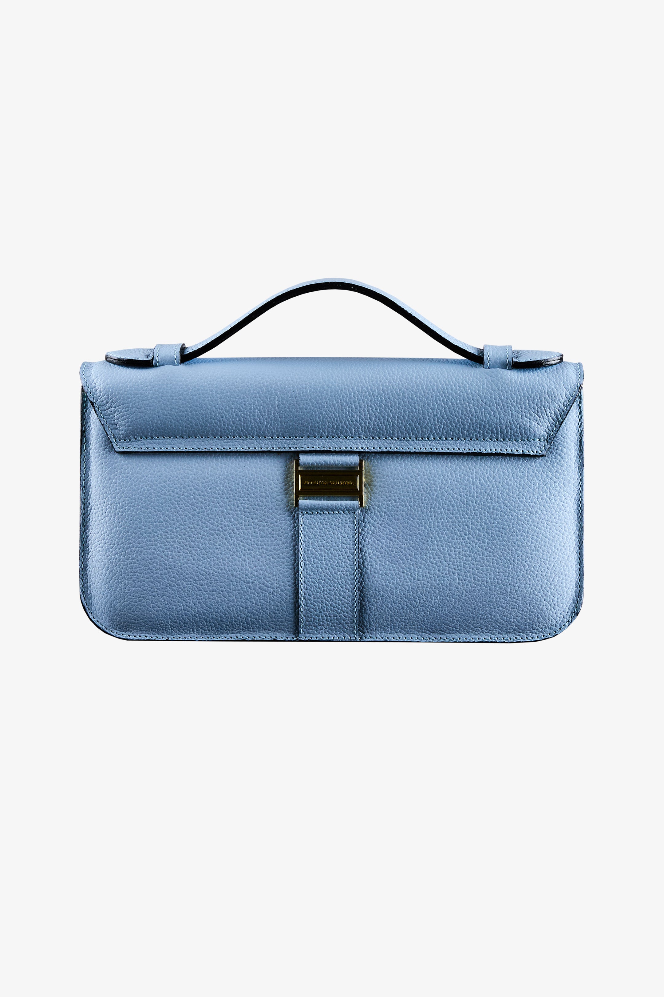 Cartera NV cuero celeste "M"