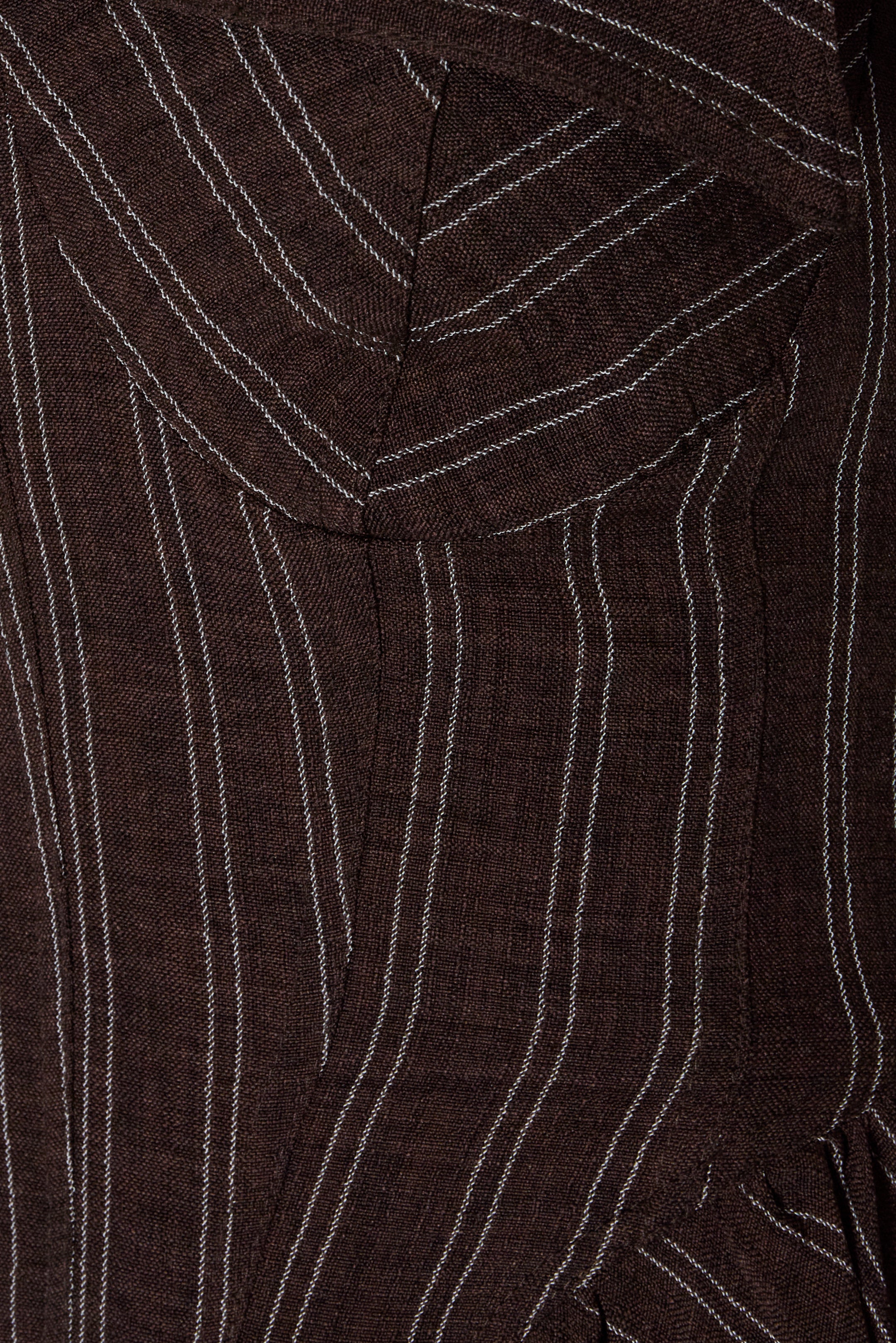 Vestido reina isabel listado