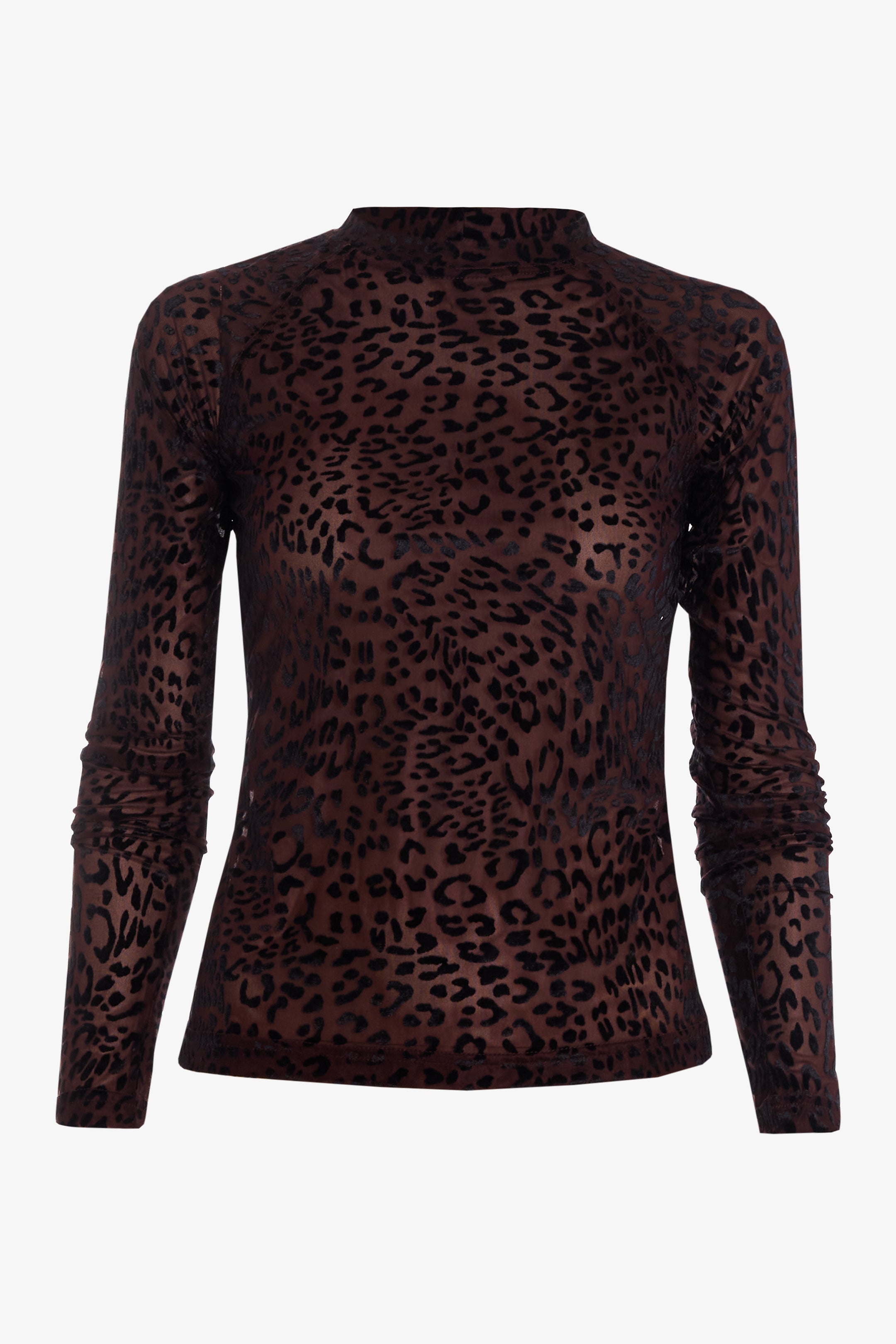 Polera slater print cafe