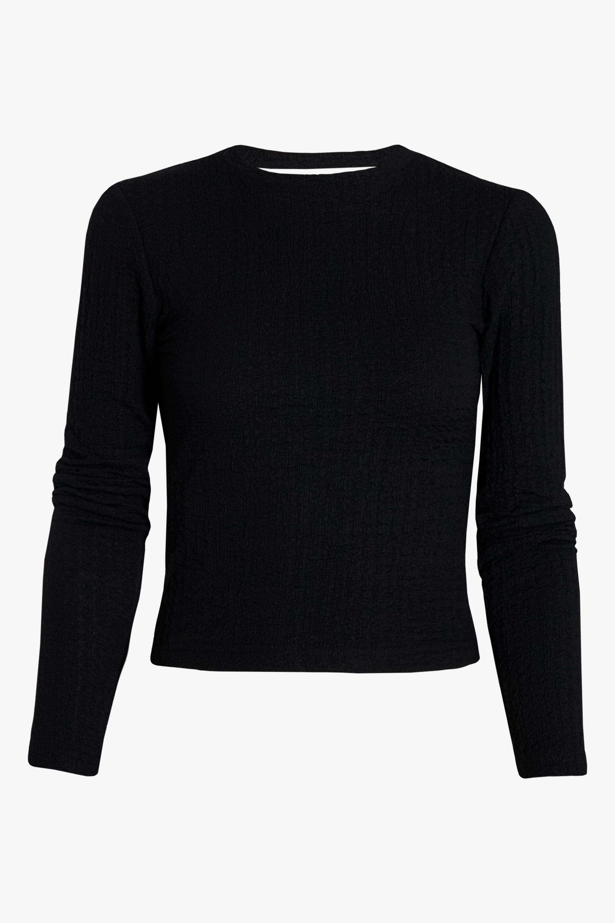 Polera pop corn negra