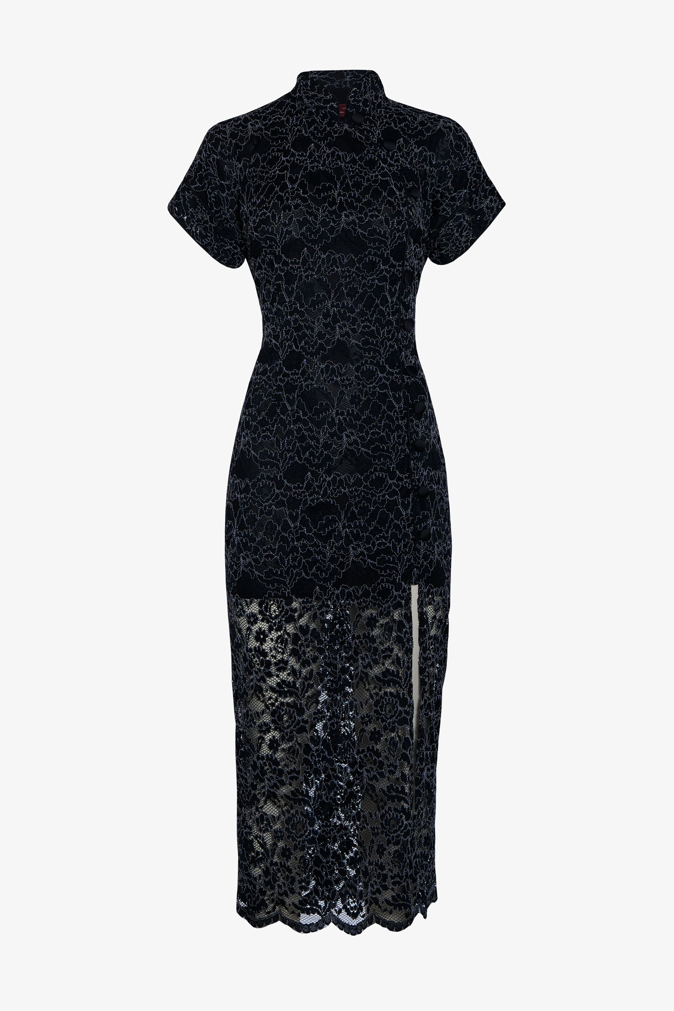 Vestido katana encaje