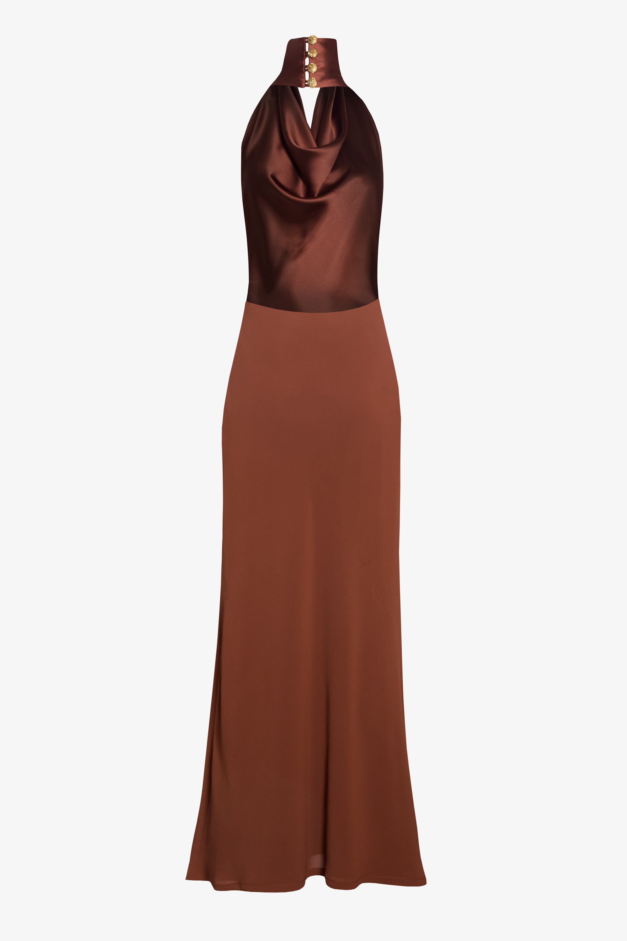 Vestido paris terracota