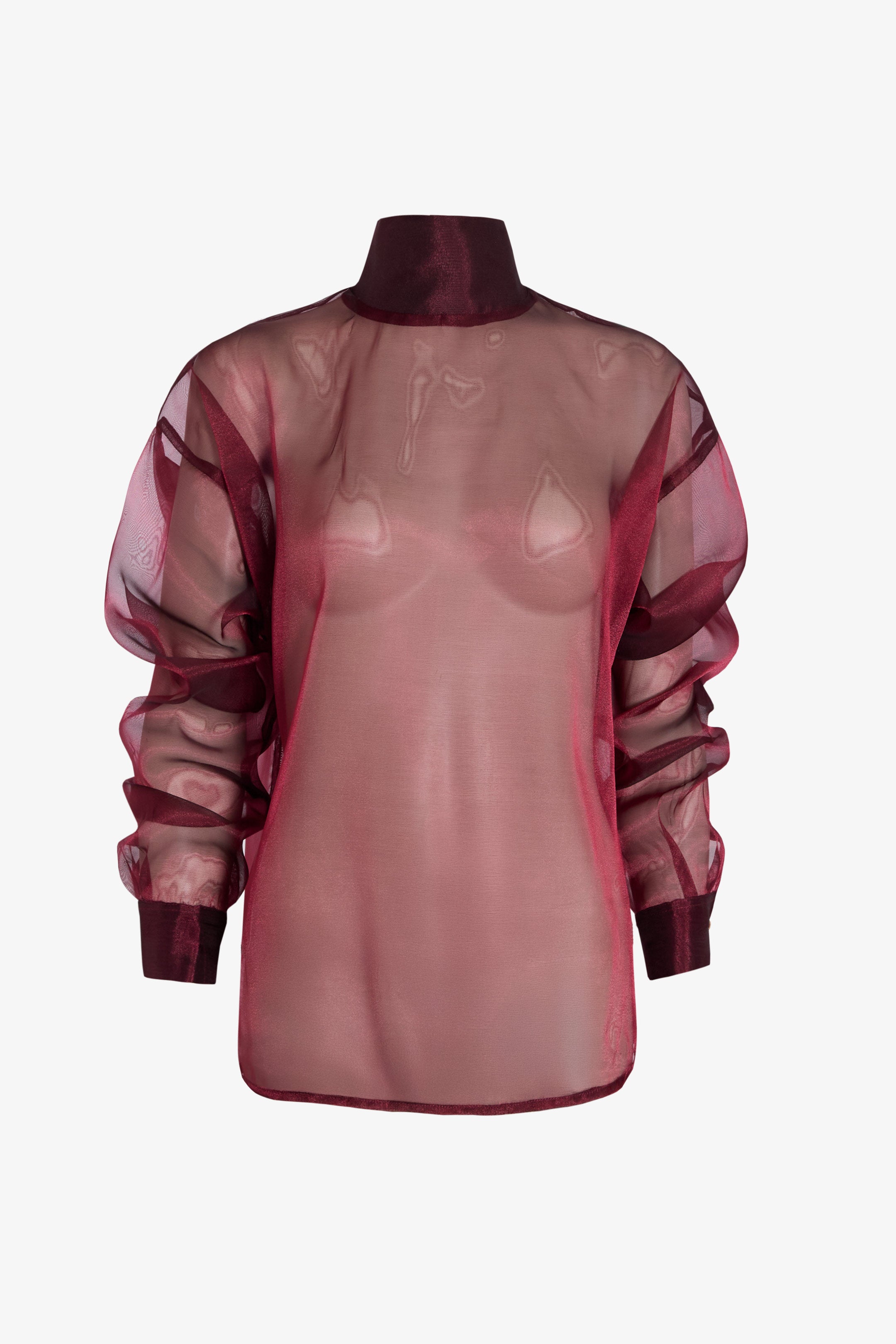 Polera renacer burdeo