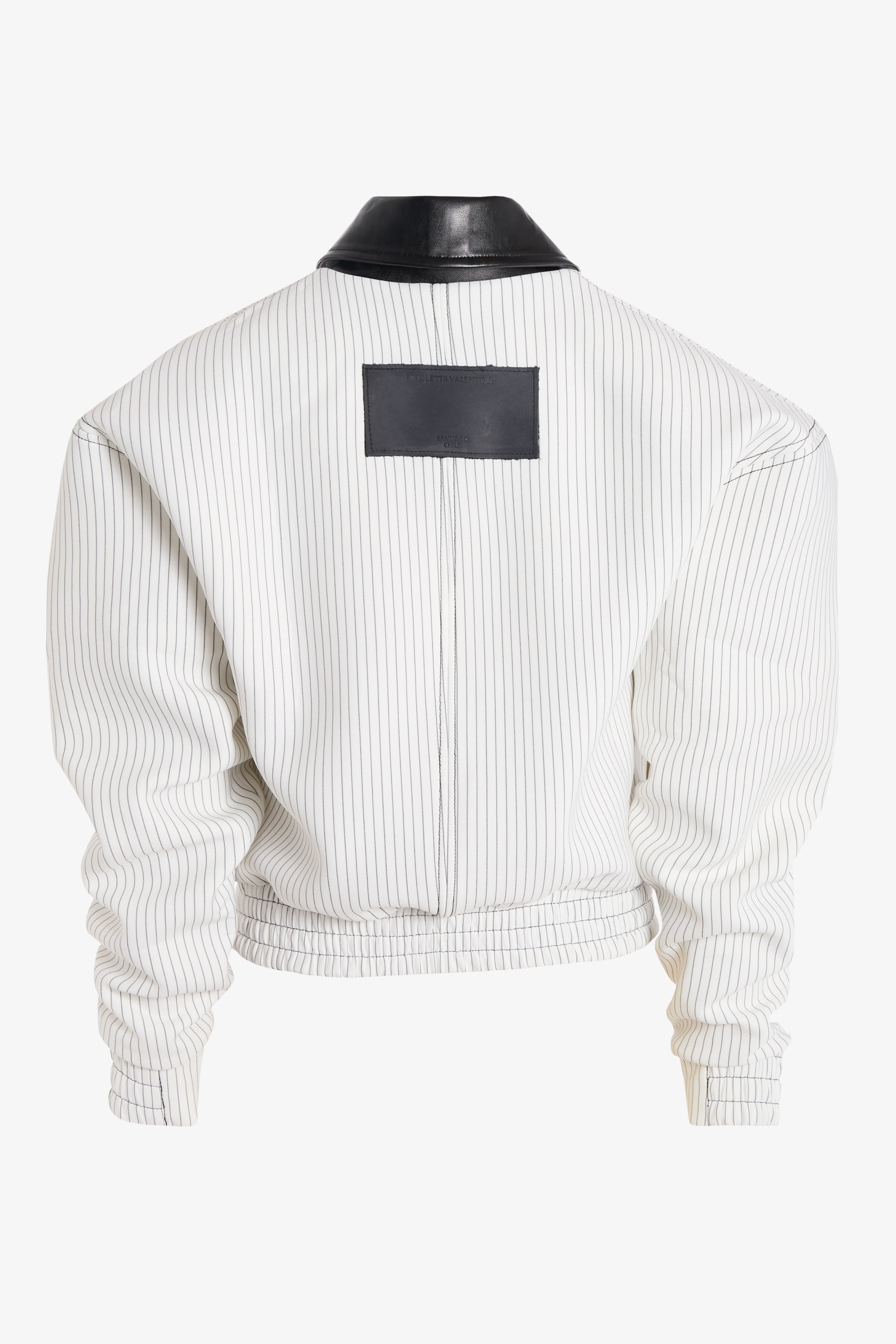 Bomber white to white