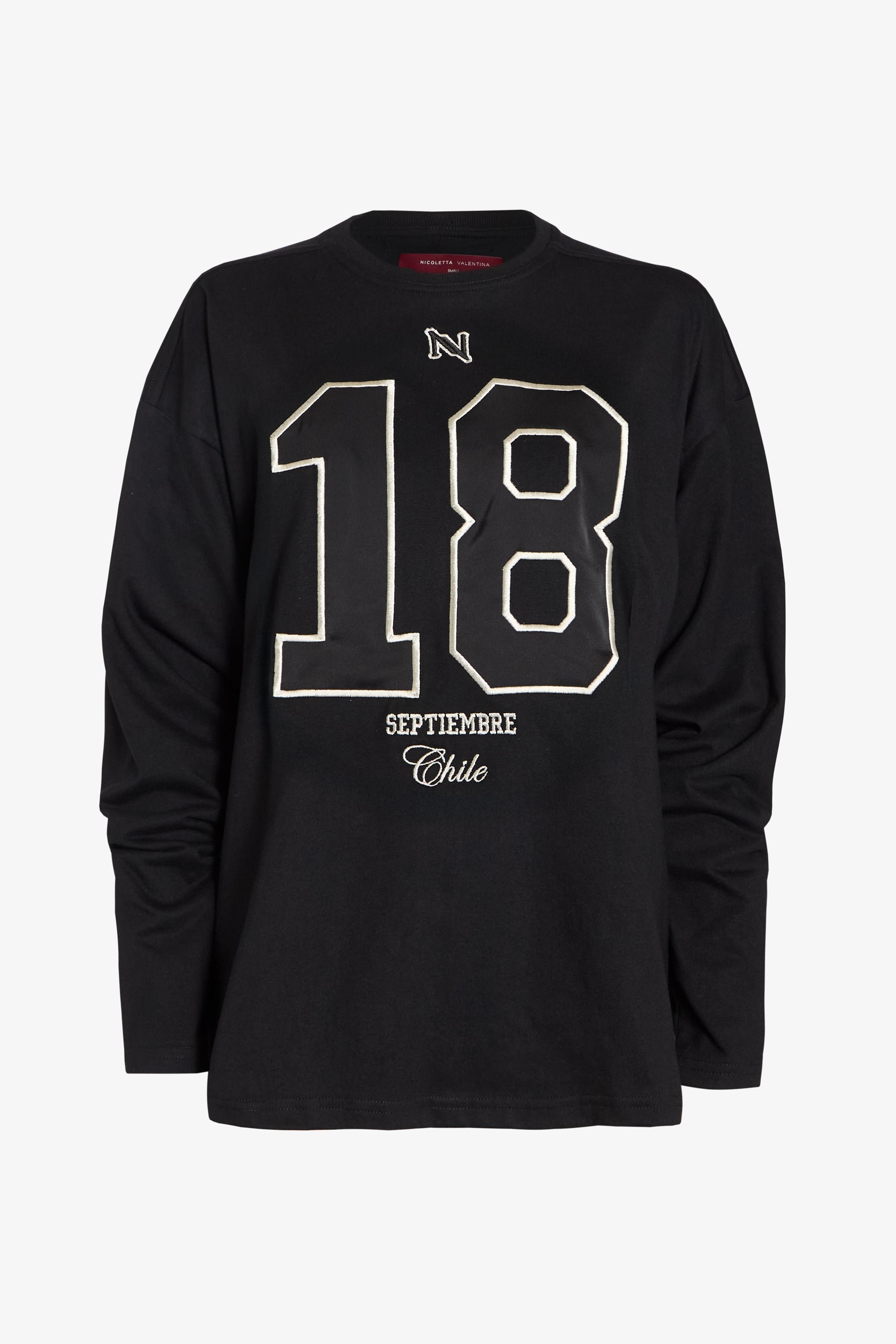 Polera 18 Negra (Preventa)