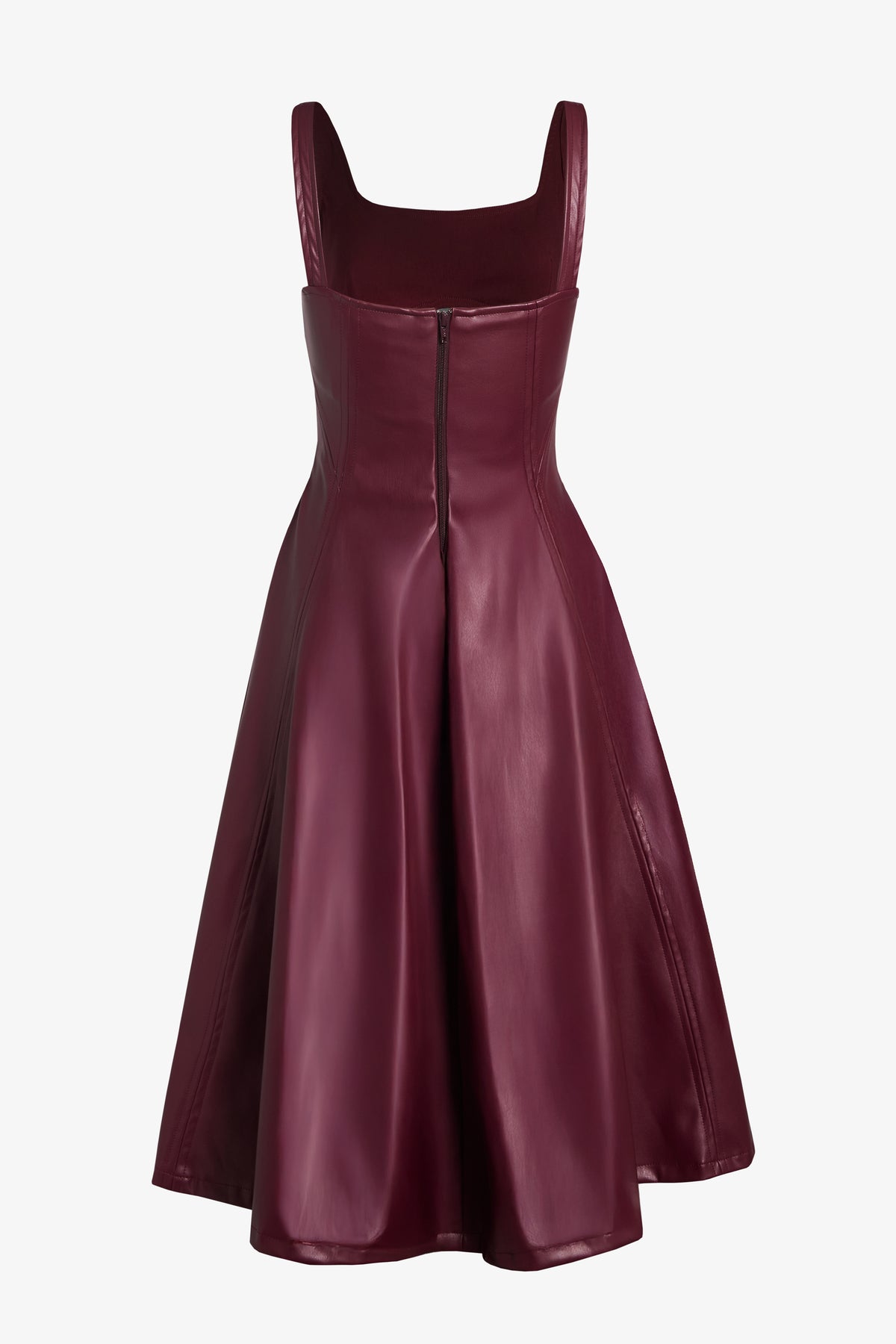Vestido Ninetta burdeo