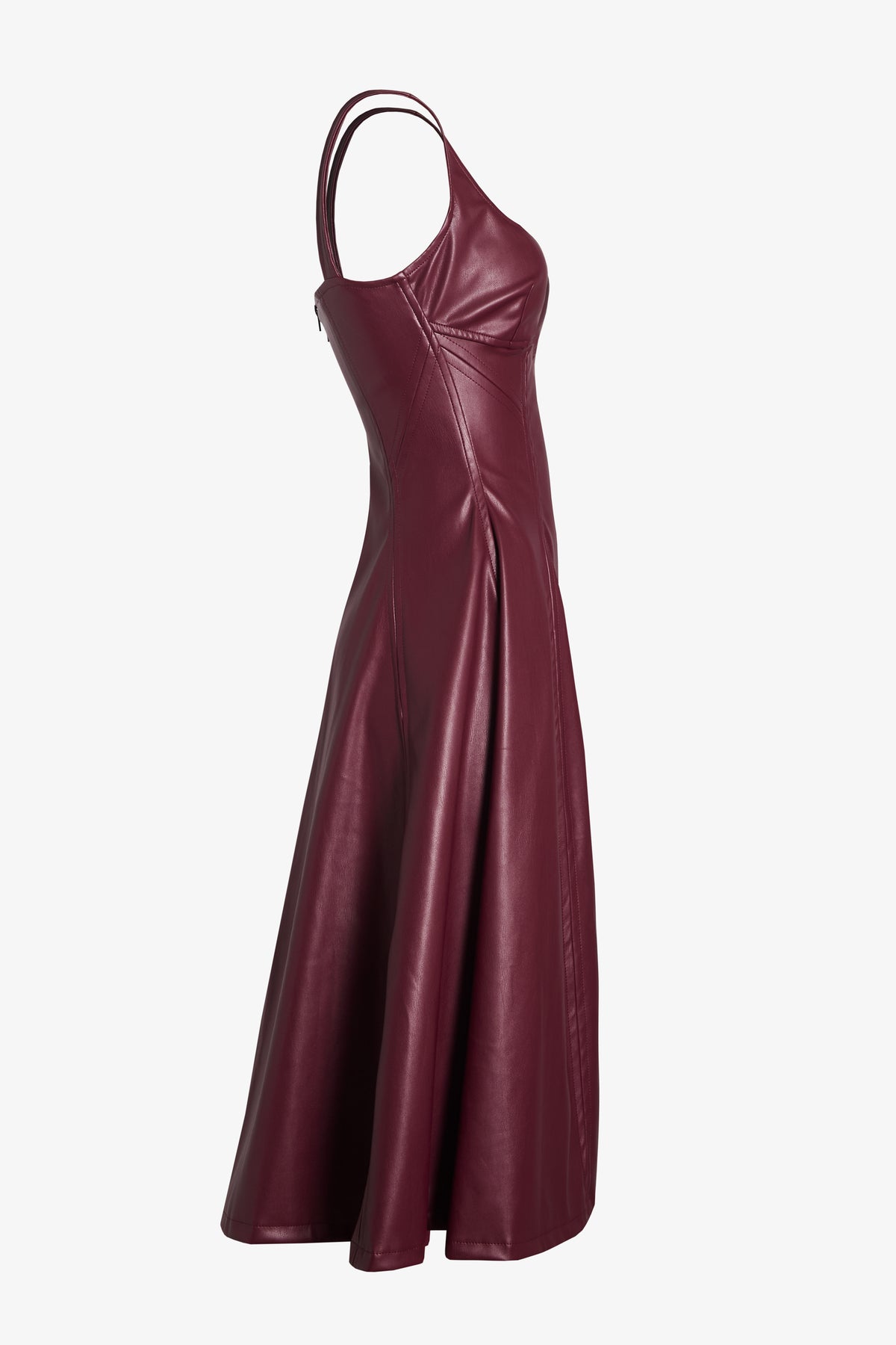 Vestido Ninetta burdeo