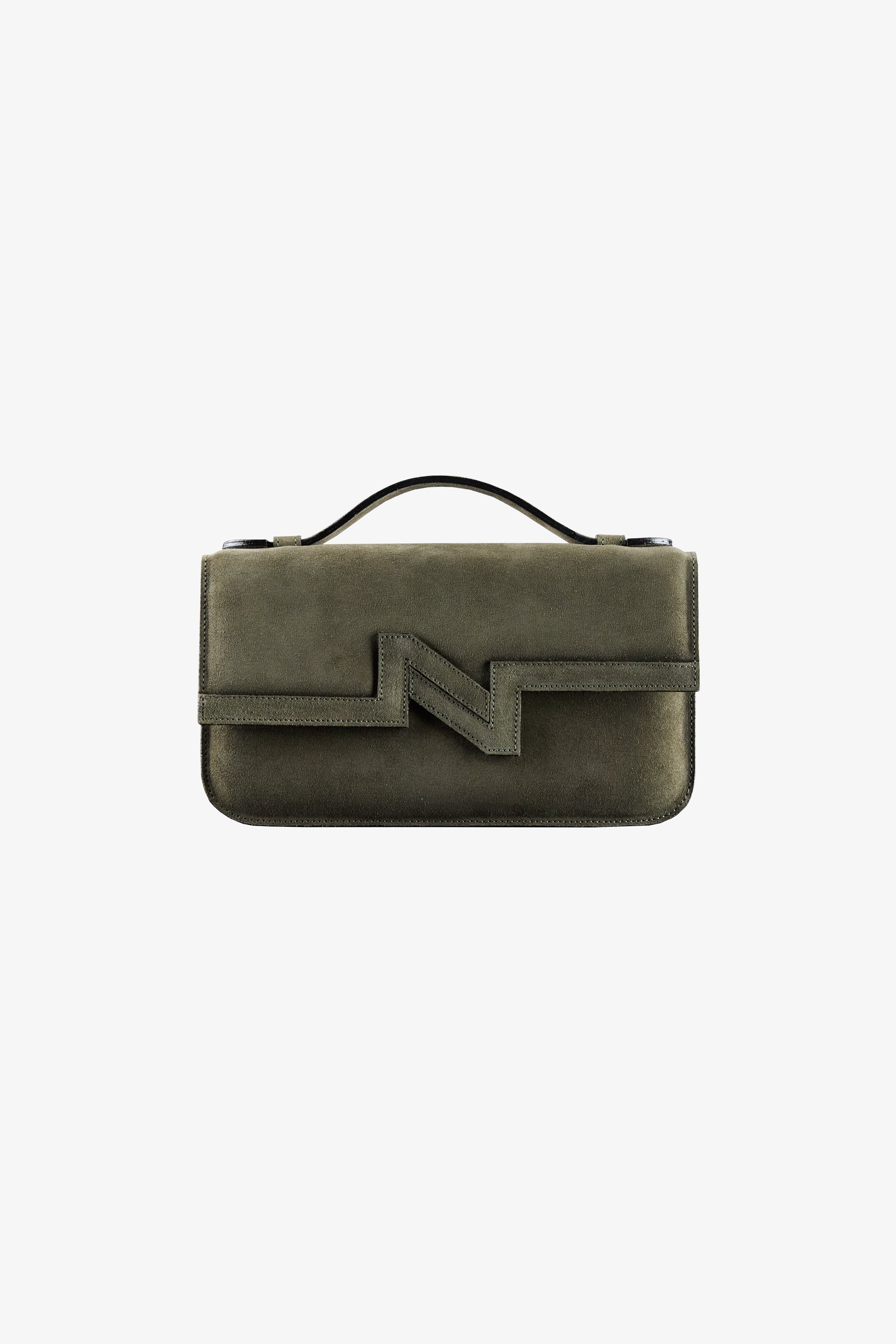 Cartera NV gamuza verde "S"