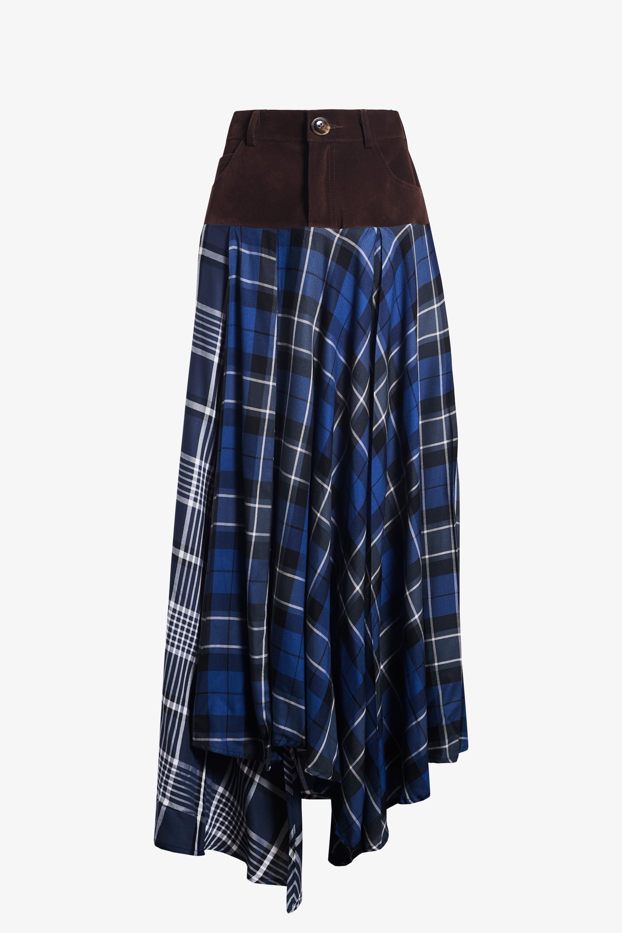 Falda glasgow azul