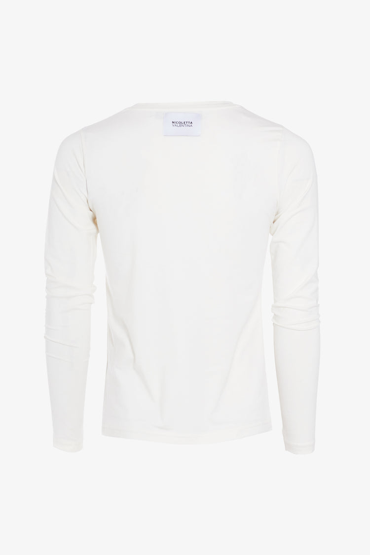 Polera Blossom Blanca