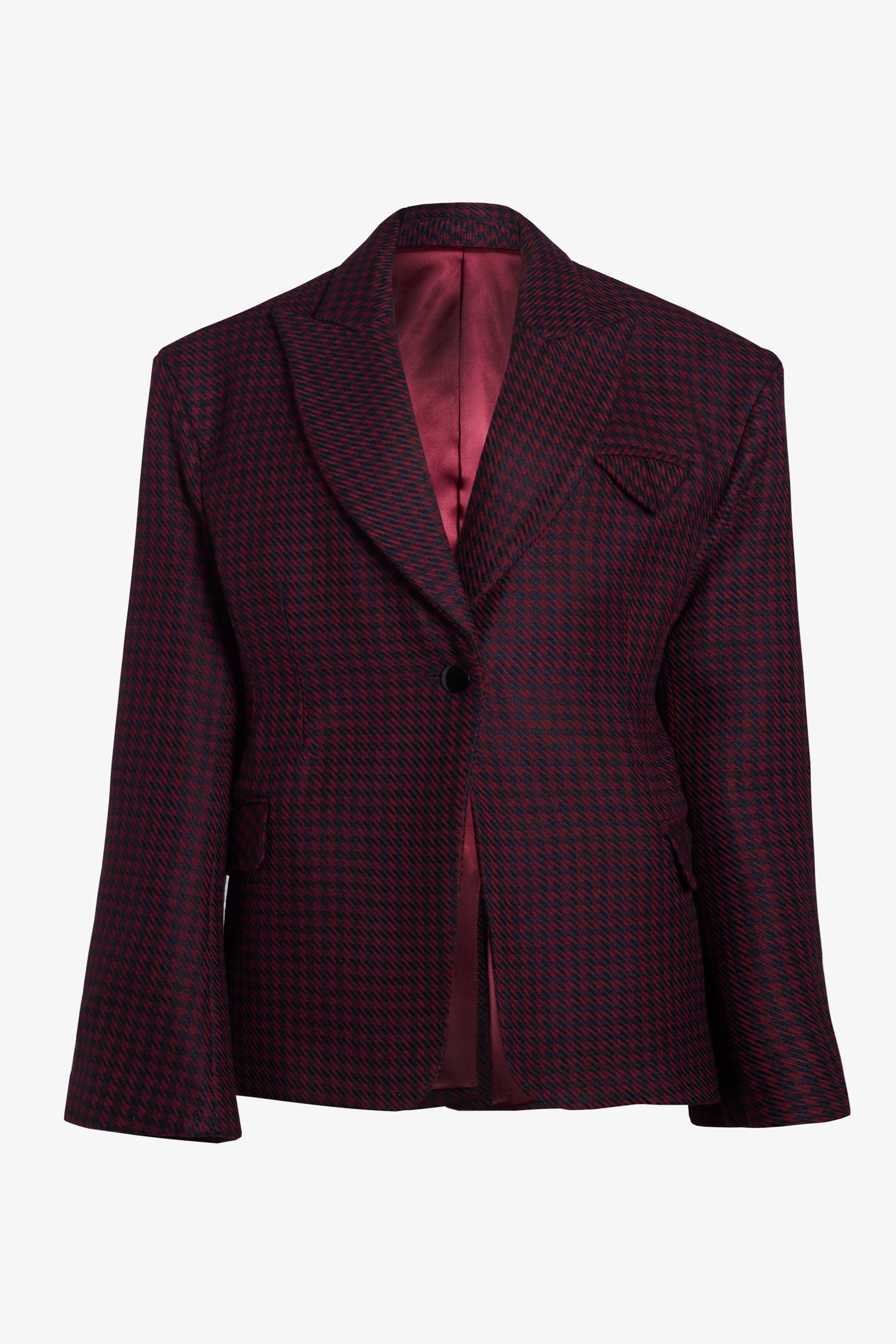 Blazer Duomo burdeo