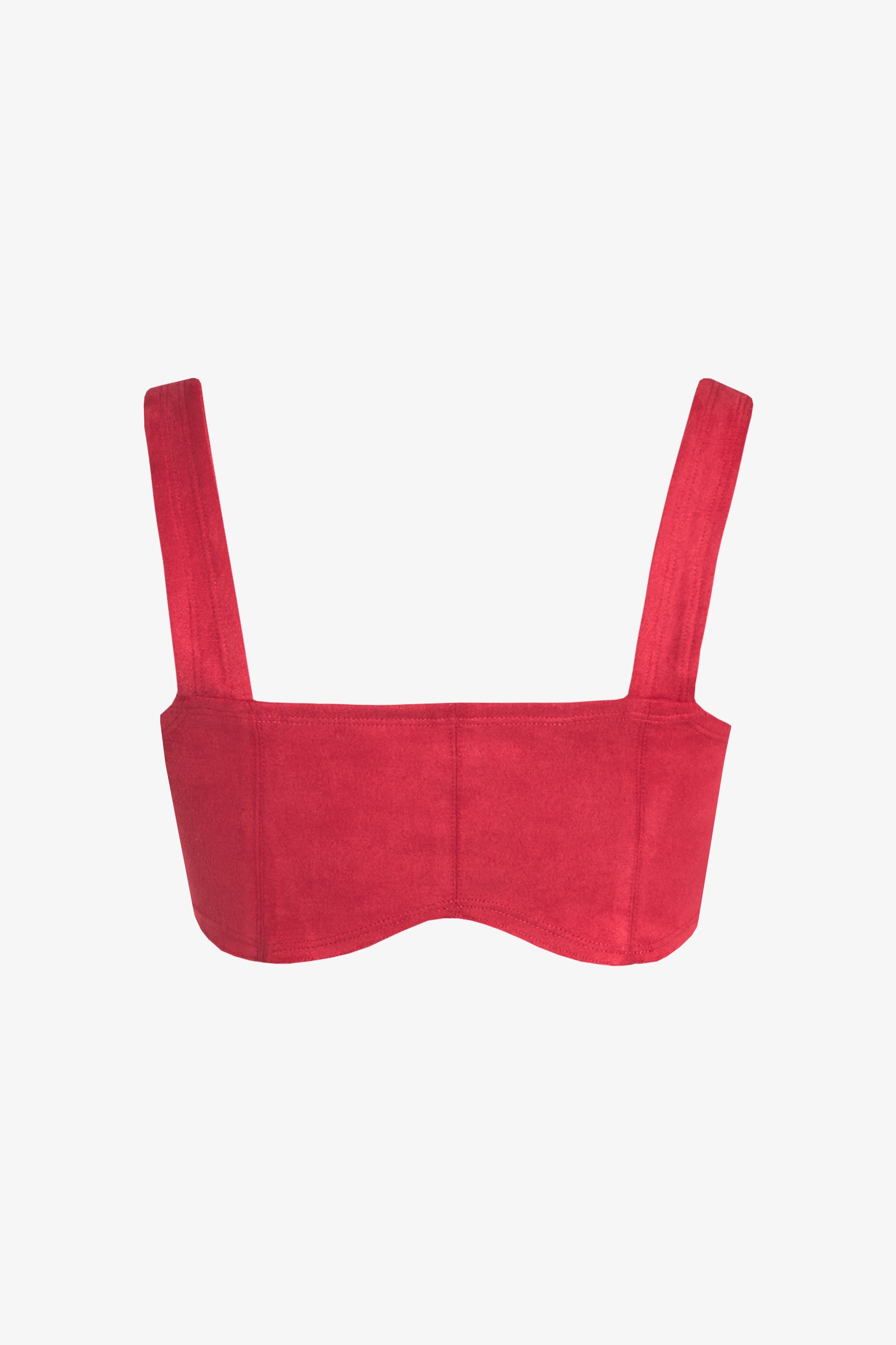 Crop Top Milos rojo