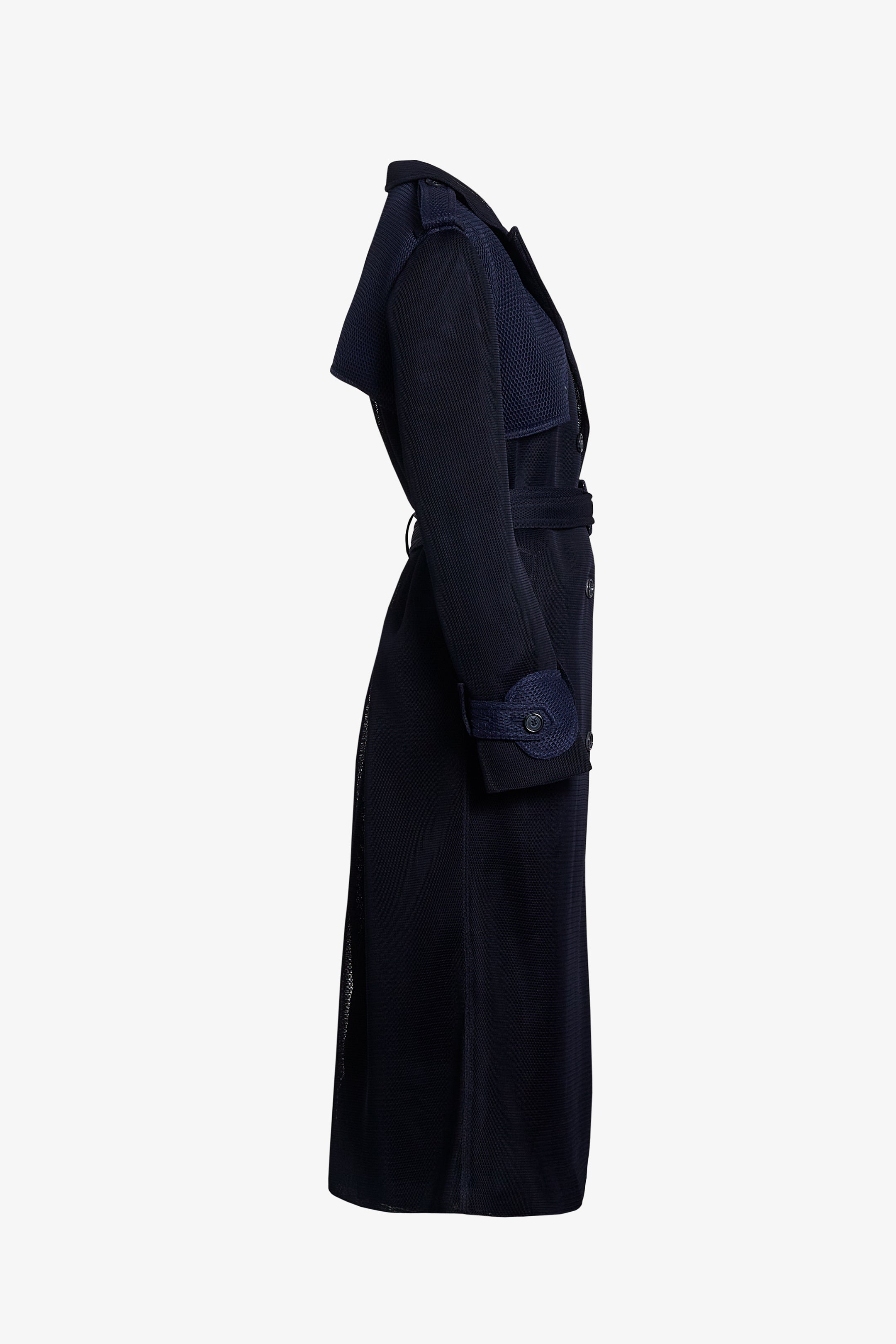 Trench Luz azul