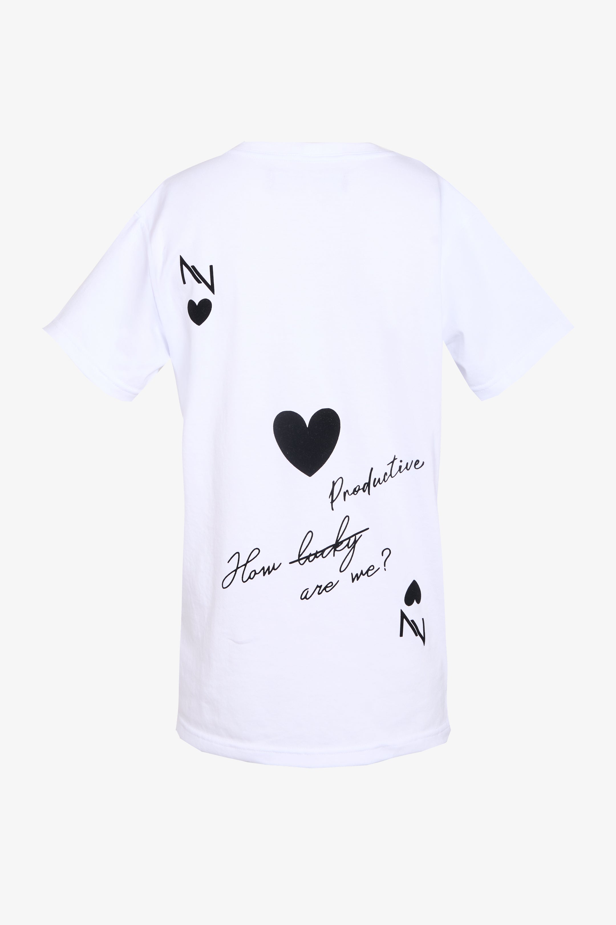 Polera reina de corazones