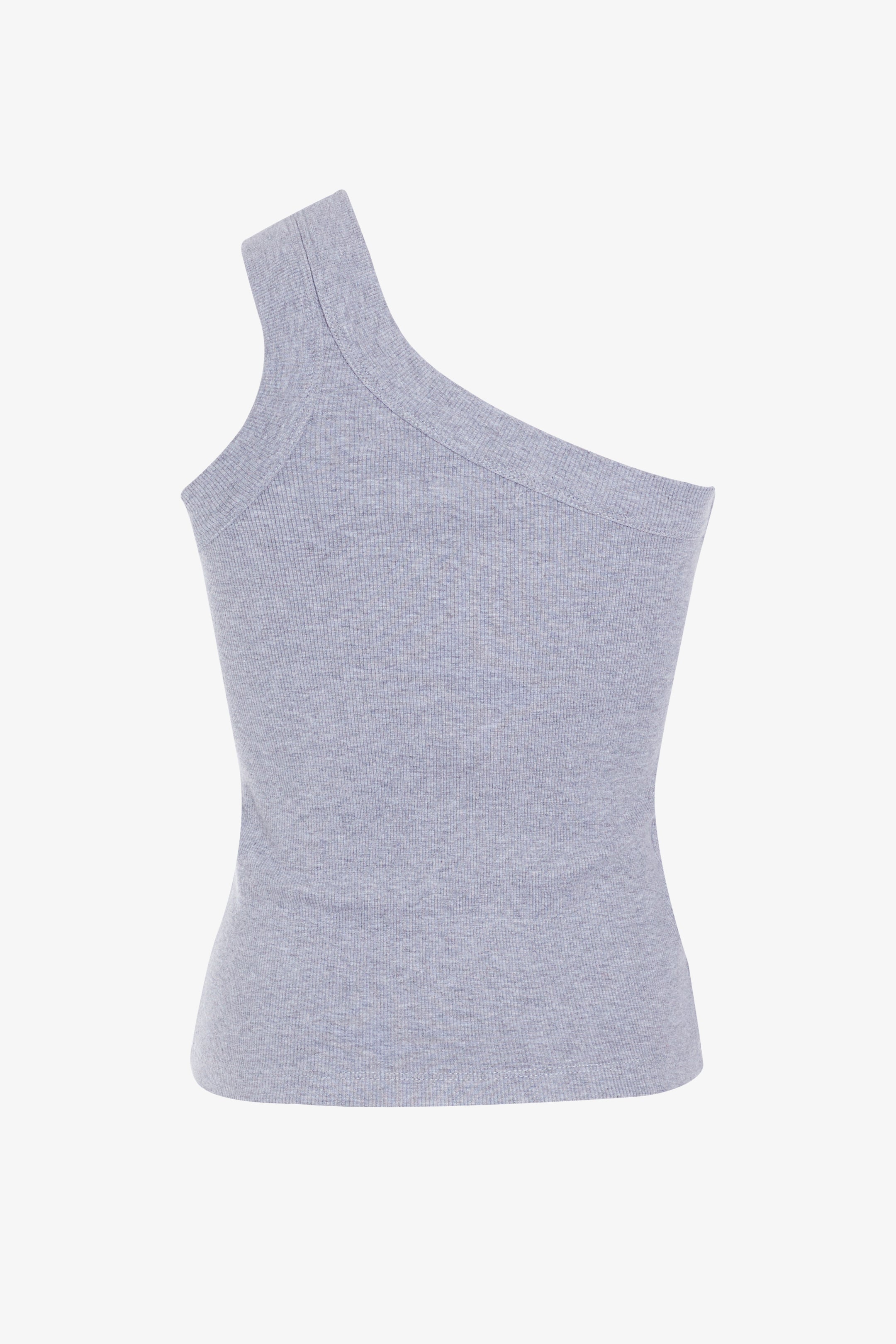 Gray Asymmetrical Capone Top