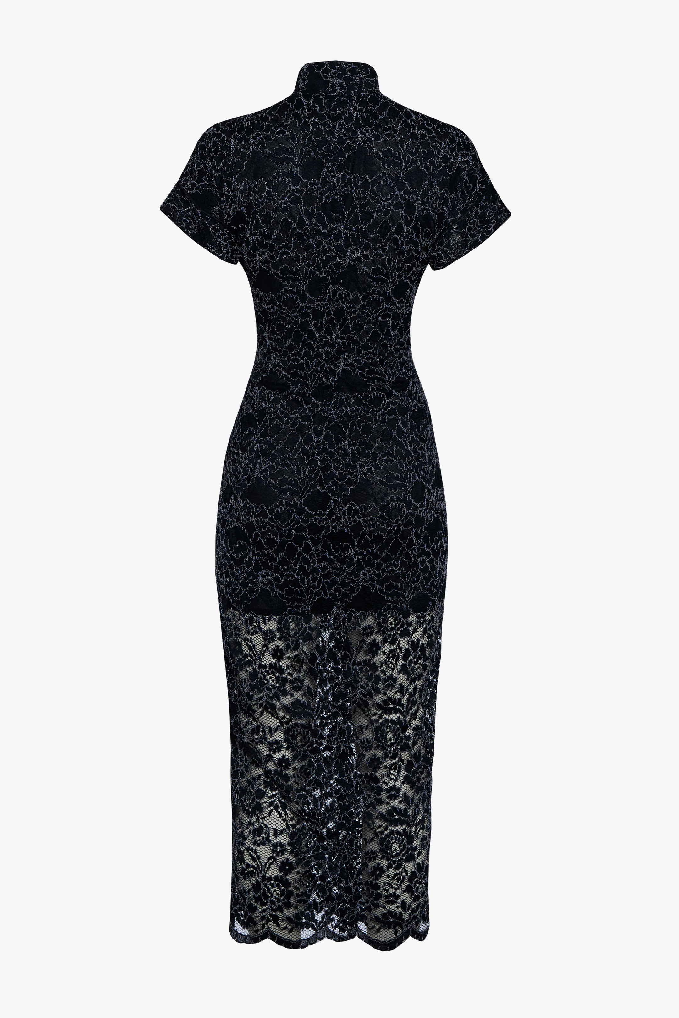 Vestido katana encaje