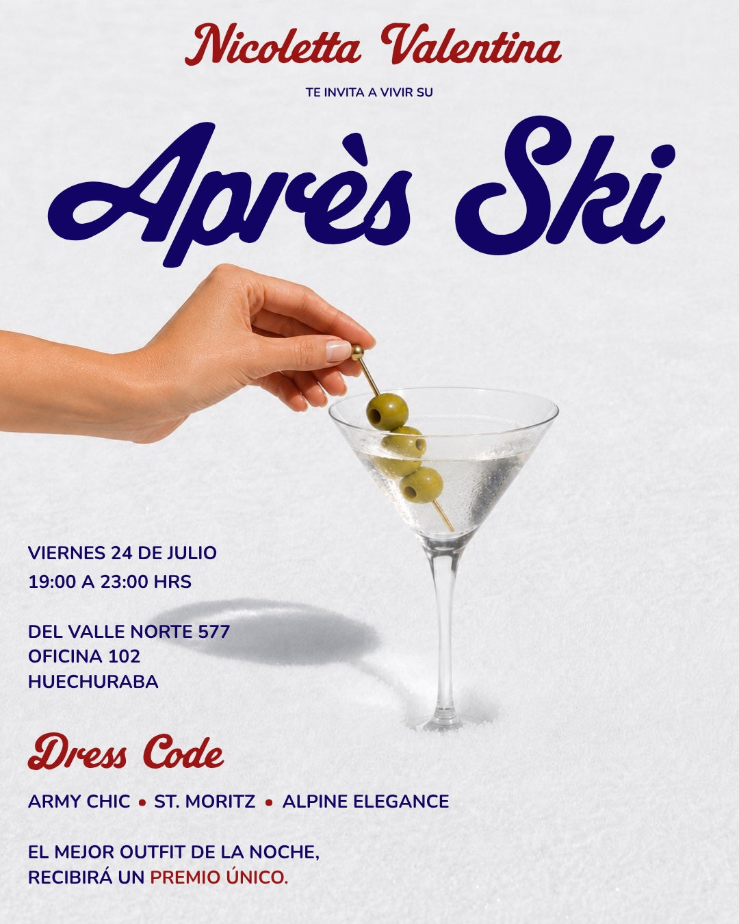 Evento V.I.P Après Ski Lanzamiento Colección Nieve